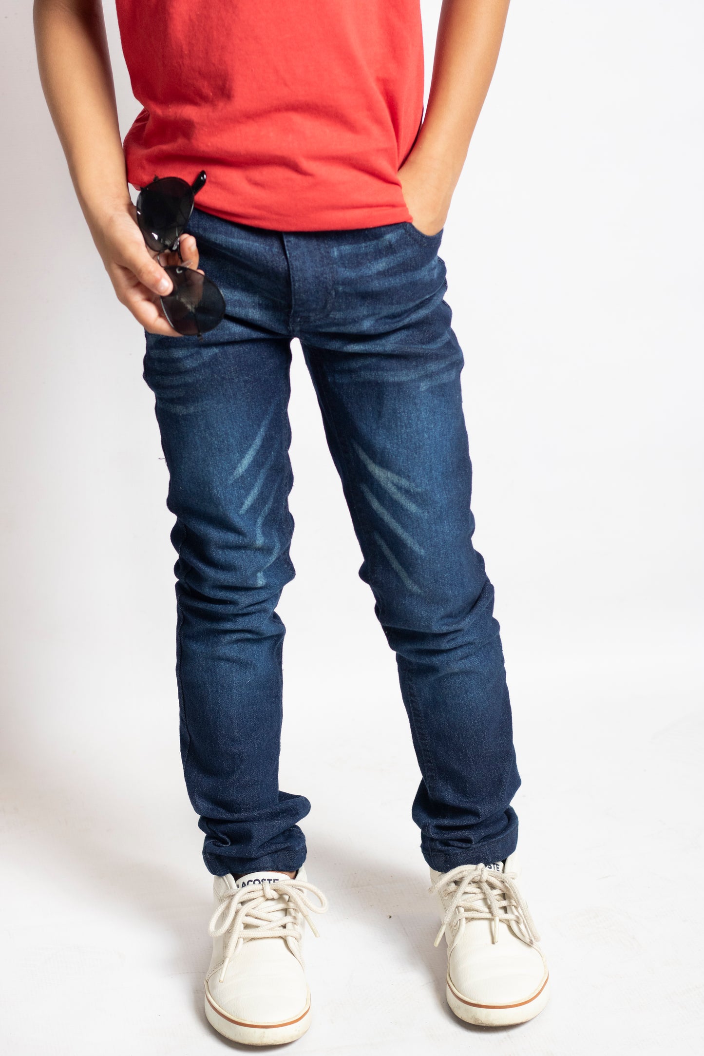 Big Boys 5 Pocket Skinny Fit Jeans (DK131)