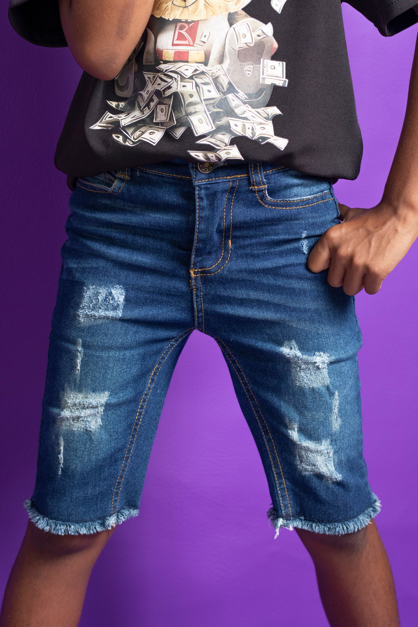 Big Boys Denim Shorts (DM127)