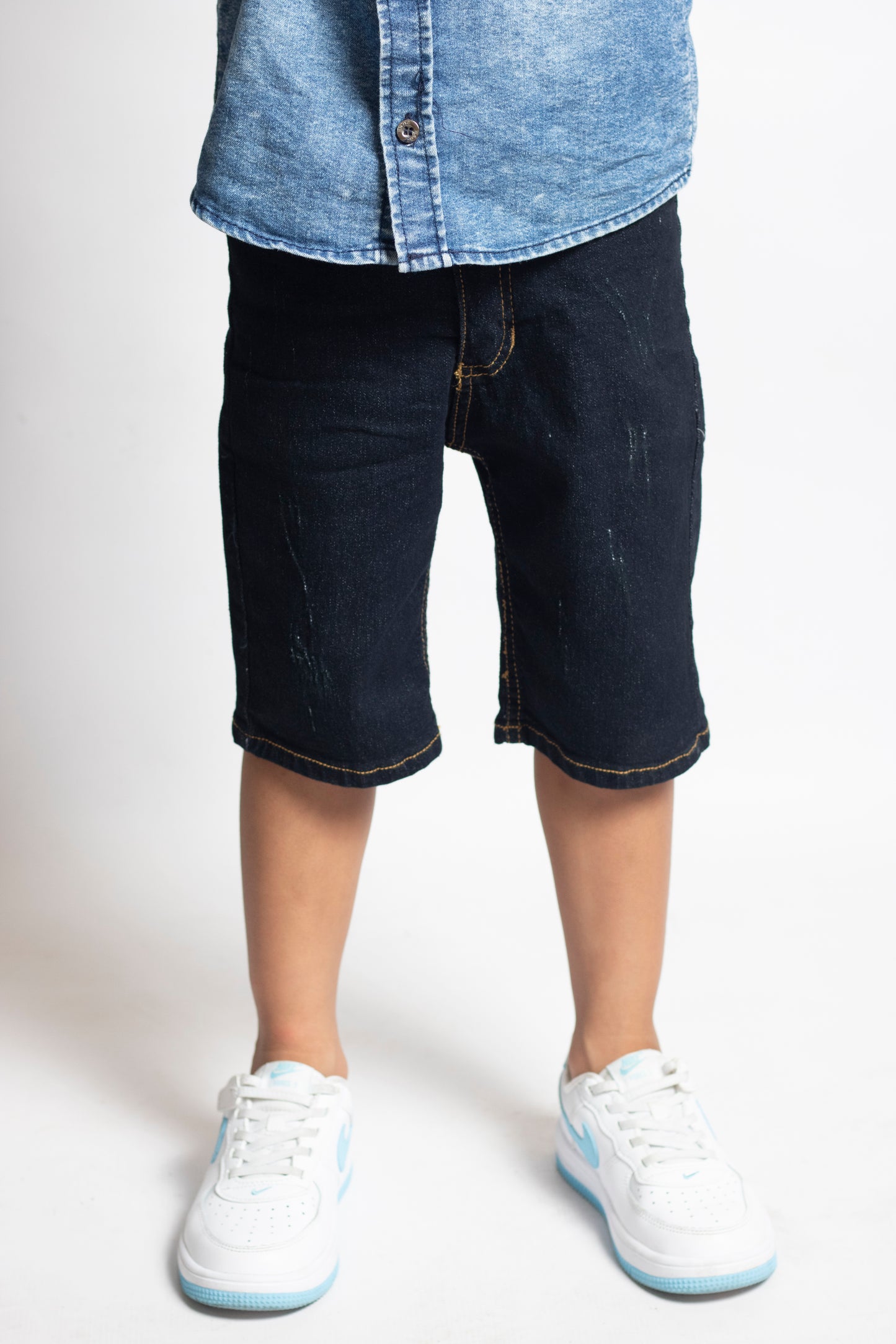 Big Boys Regular Fit Denim Shorts (DP169)