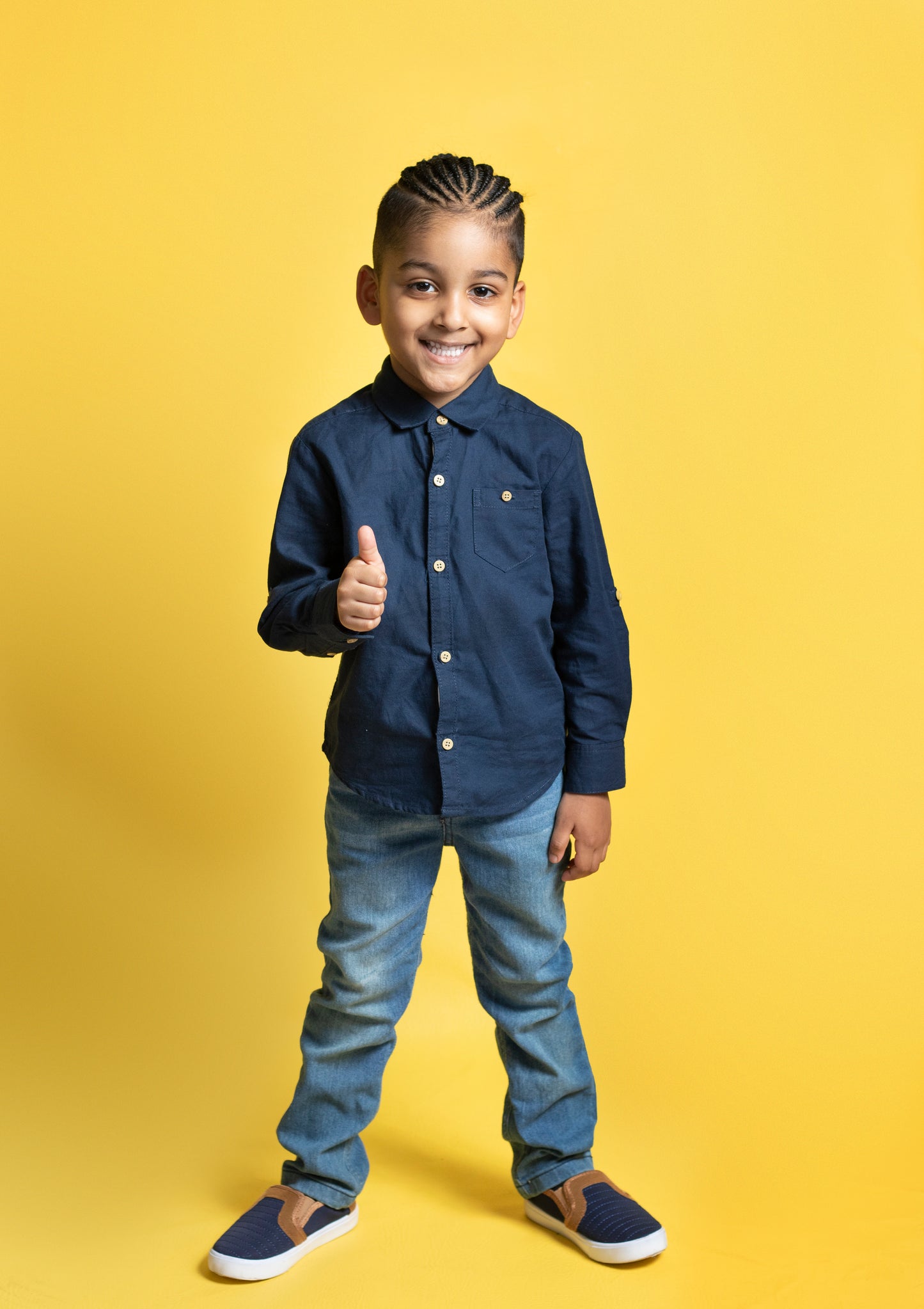 Little Boys 5 Pocket Skinny Fit Jeans - Garment Wash with Whiskers (PB101)