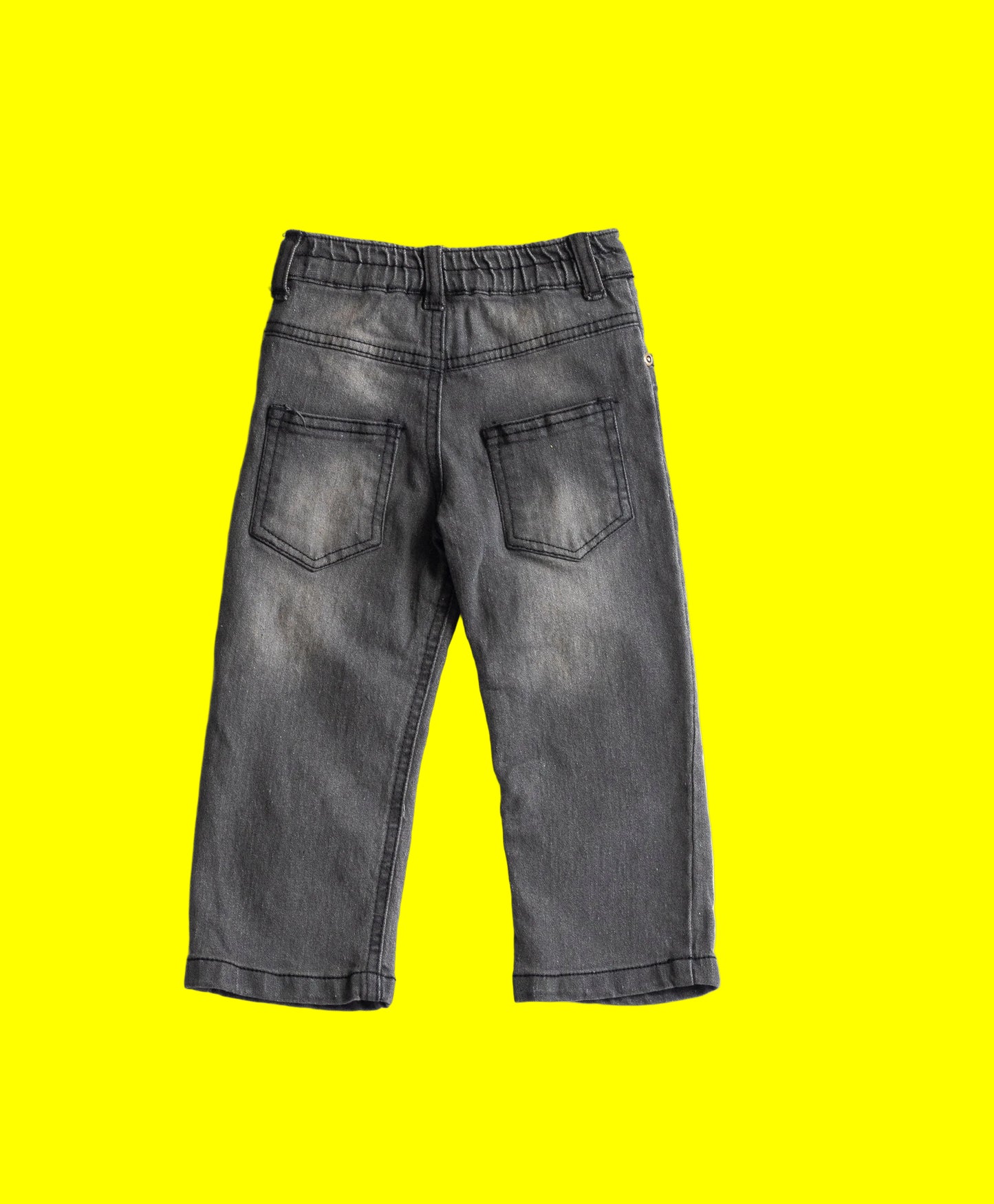 Little Boys 5 Pocket Straight Fit Jeans - Grey Wash with Scratches (PB103) - - Original Price R138
