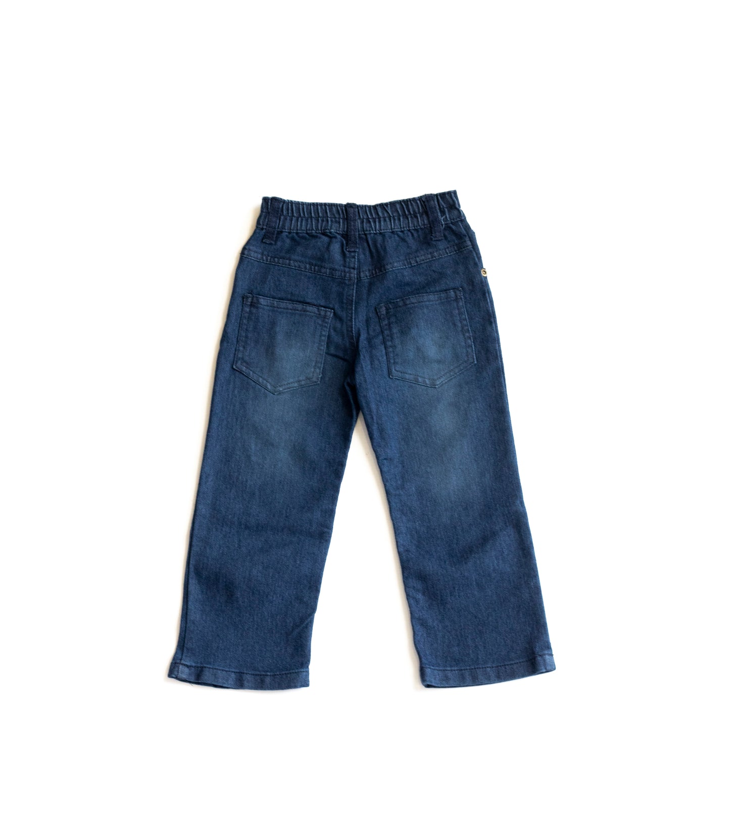 Little Boys 5 Pocket Straight Fit Jeans - Garment Wash Indigo (DK110)