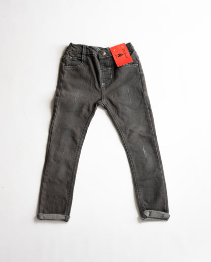 Little Boys Grey Skinny Fit Jeans (DK130)