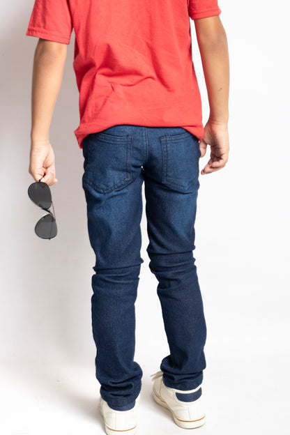 Big Boys 5 Pocket Skinny Fit Jeans (DK131)