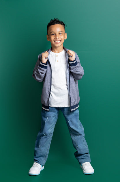 Big Boys 5 Pocket Regular Fit Jeans (DK132)