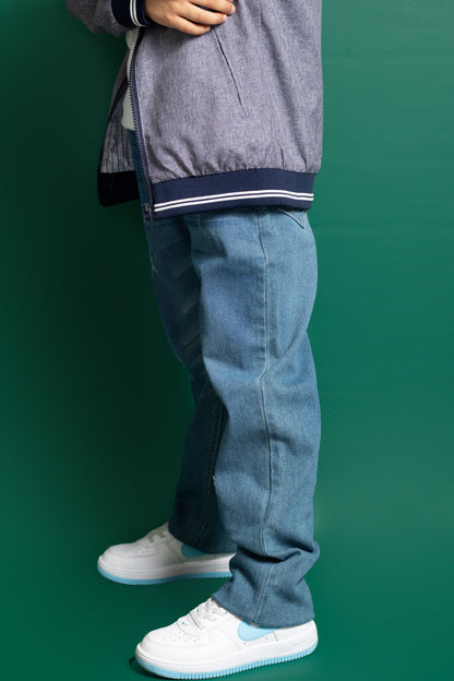 Big Boys 5 Pocket Regular Fit Jeans (DK132)