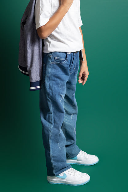 Big Boys 5 Pocket Regular Fit Jeans (DK132)