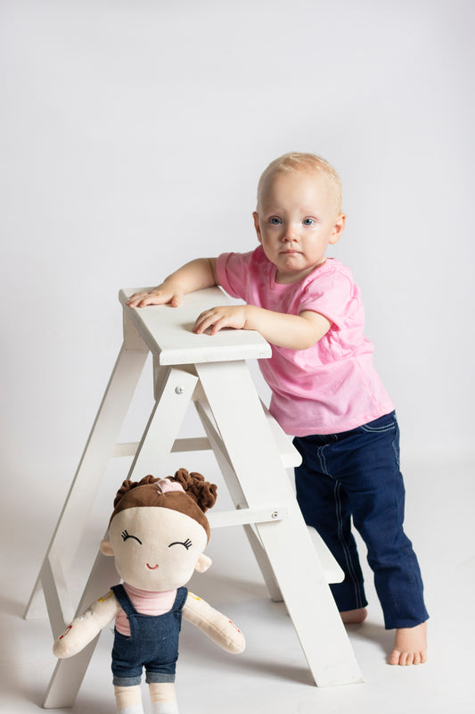 Little Girls Jeggings - Garment Wash (DK154)