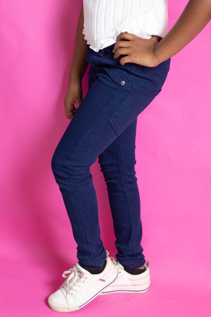 Big Girls Jeggings - Garment Wash (DK155)