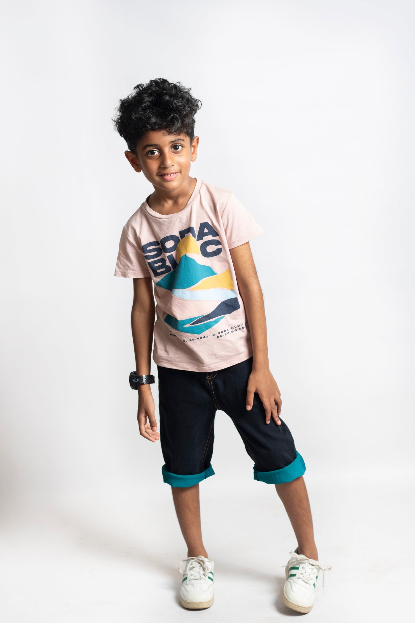 Little Boys Skinny Fit Denim Shorts (DP152)
