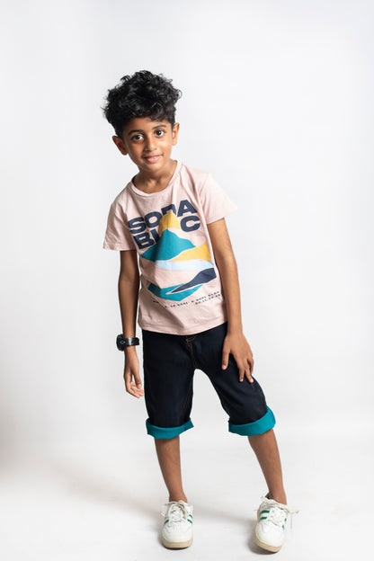 Little Boys Skinny Fit Denim Shorts (DP152)