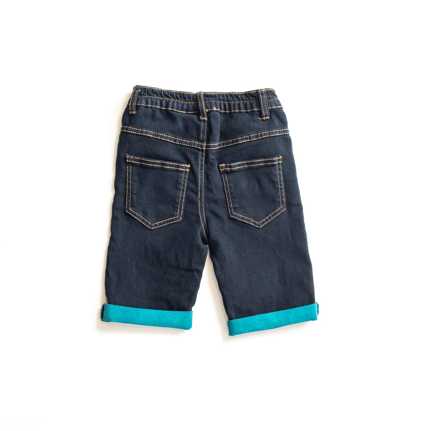 Little Boys Skinny Fit Denim Shorts (DP152)