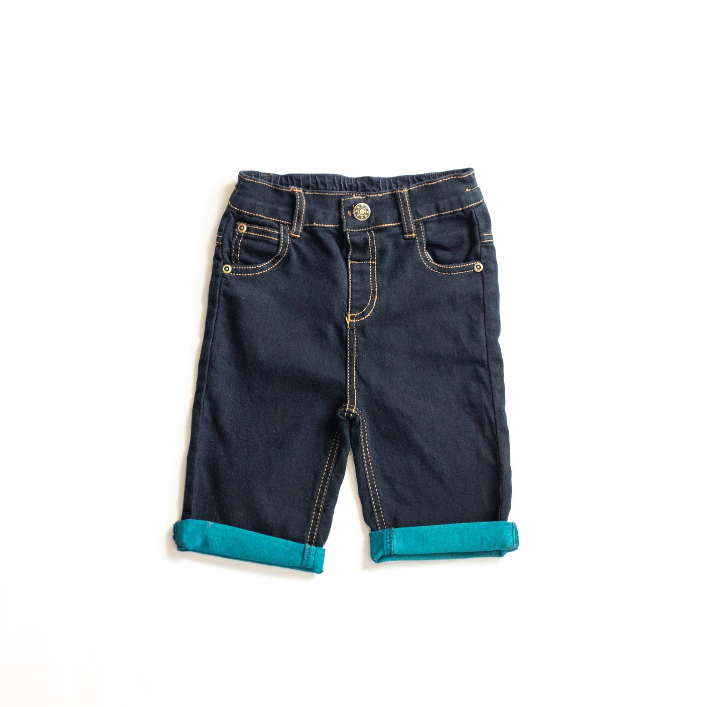 Little Boys Skinny Fit Denim Shorts (DP152)