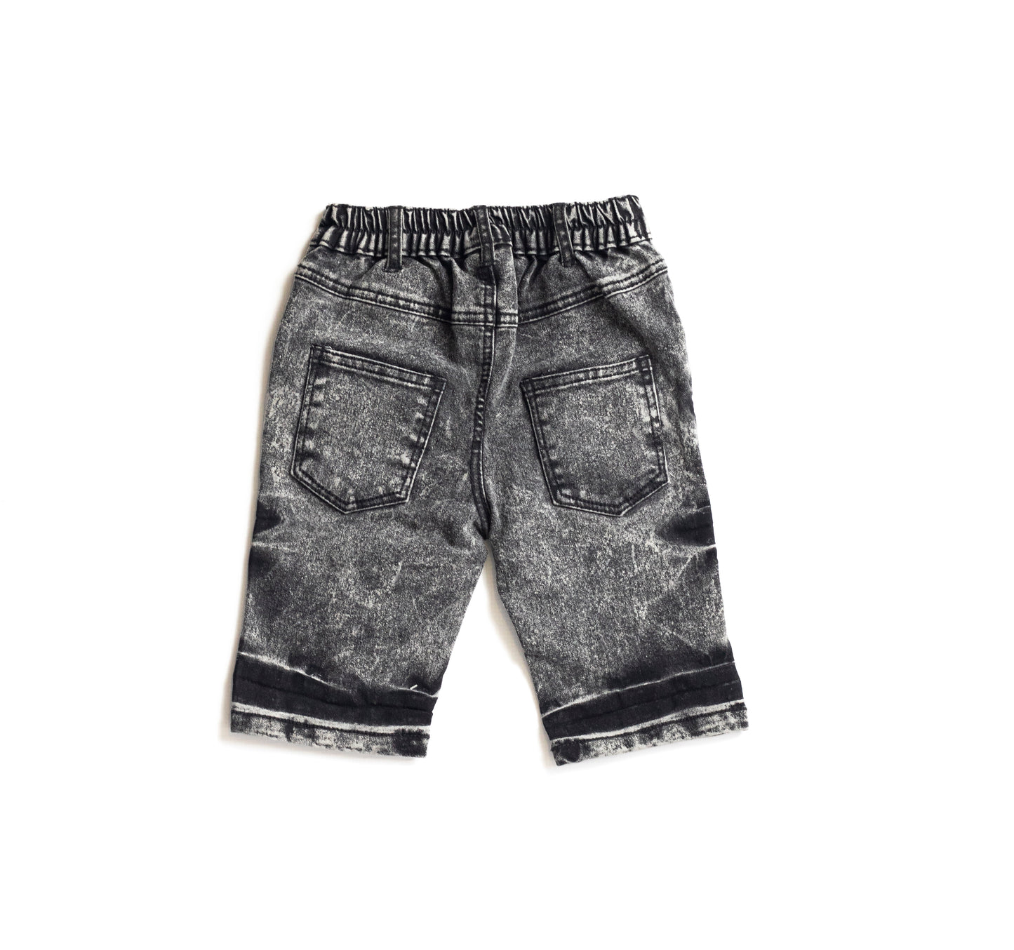 Little Boys 5 Pocket Skinny Fit Denim Shorts (DP154)