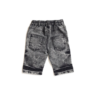 Little Boys 5 Pocket Skinny Fit Denim Shorts (DP154)