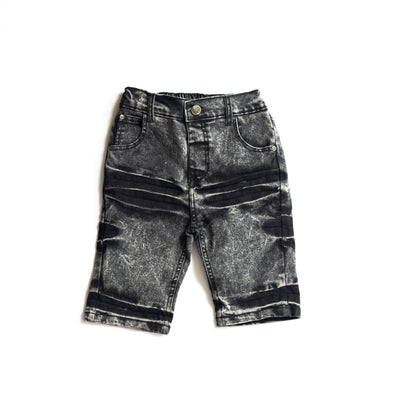 Little Boys 5 Pocket Skinny Fit Denim Shorts (DP154)