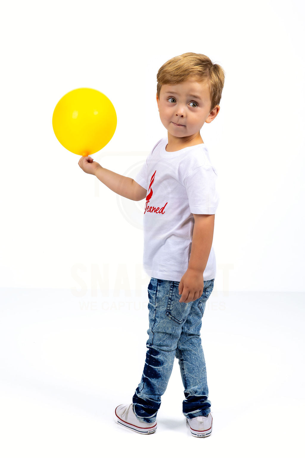 Little Boys 5 Pocket Skinny Fit Jeans - Snow Wash (PB104)  - Original Price R171.35